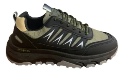 Calzado Fashion Trekking Puntera Hombre Verde