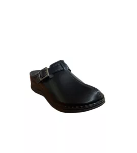 Zueco Pullman Con Hebilla Pu414 Negro