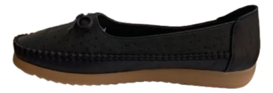 Mocassin Legrand Nudo Dama Negro
