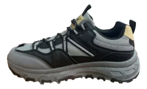 Calzado Fashion Trekking Tira Hombre 344245 Negro/gris