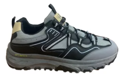 Calzado Fashion Trekking Tira Hombre 344245 Negro/gris