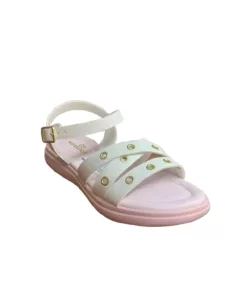 Sandalia World Colors Belle Blanco/rosa 377002 Niña
